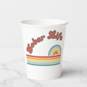 ソバーライフ紙カップ回収お祝い 紙コップ (裏面)