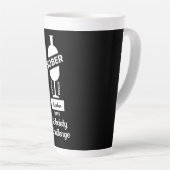 ソバーAFアルコール依存症回復 カフェラテマグ (右アングル)