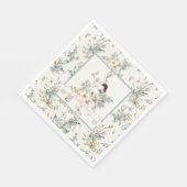 ソバ素朴ニーは1人フローラガールコテージコア スタンダードランチョンナプキン (角)