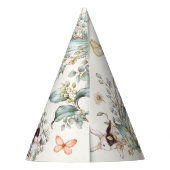 ソバ素朴ニーは1人フローラガールコテージコア パーティーハット (裏面)