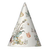 ソバ素朴ニーは1人フローラガールコテージコア パーティーハット (左)