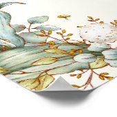 ソバ素朴ニーは1人フローラガールコテージコア ポスター (角)