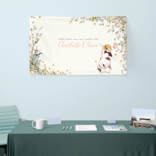 ソバ素朴ニーは1人フローラガールコテージコア 横断幕 (トレードショー)