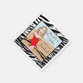 ソバ誇りを持ったー&衣服パンティ! スタンダードカクテルナプキン (角)