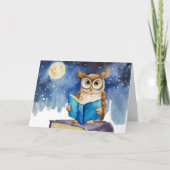 ソバ読フクロウの大本再生記念日 カード (正面)