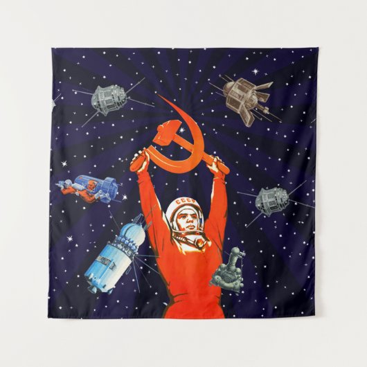 ソビエトワベ – ソビエト宇宙アート タペストリー (正面)