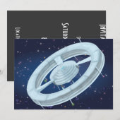 ソビエト宇宙ステーション 招待状 (正面/裏面)