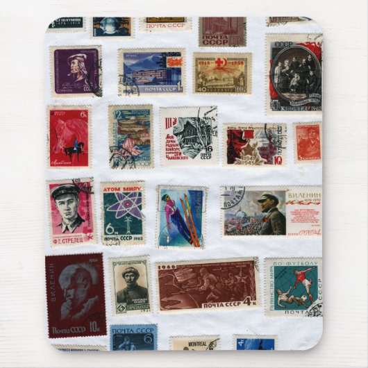 ソビエト時代のマウスパッド マウスパッド (正面)