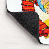 ソビエト社会主義共和国の紋章付き外衣 マウスパッド (コーナー)