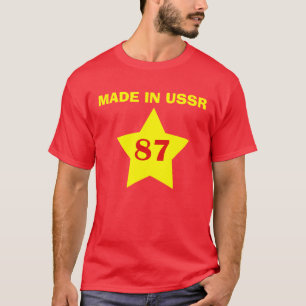 ソビエト社会主義共和国連邦で作られる Tシャツ