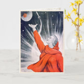 ソビエト社会主義共和国連邦のプロパガンダのプリントが付いている挨拶状 カード (黄色い花)