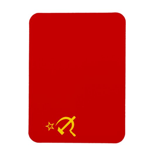 ソビエト社会主義共和国連邦の旗 マグネット (縦)