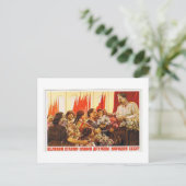 ソビエト社会主義共和国連邦のstalin.leader ポストカード (スタンド正面)