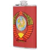 ソビエト社会主義共和国連邦ソビエト連邦の紋章付き外衣 フラスク (左)