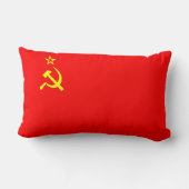 ソビエト社会主義共和国連邦旧ソ連構成国の共産主義の旗の枕cccp ランバークッション (裏面)