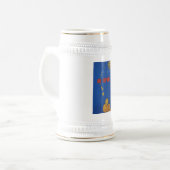 ソビエト社会主義共和国連邦CCCPの冷戦のソビエト連邦のプロパガンダポスター ビールジョッキ (正面左)