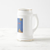 ソビエト社会主義共和国連邦CCCPの冷戦のソビエト連邦のプロパガンダポスター ビールジョッキ (正面右)