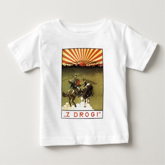 ソビエト社会主義共和国連邦CCCPの冷戦のソビエト連邦のプロパガンダポスター ベビーTシャツ (正面)