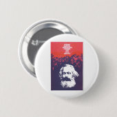 ソビエト社会主義共和国連邦CCCPの冷戦のソビエト連邦のプロパガンダポスター 缶バッジ (正面&裏面)