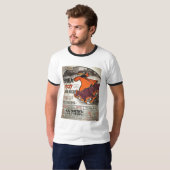 ソビエト社会主義共和国連邦CCCPの冷戦のソビエト連邦のプロパガンダポスター Tシャツ (正面フル)