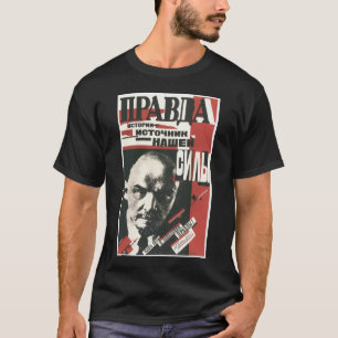 ソビエト社会主義共和国連邦CCCPの冷戦のソビエト連邦のプロパガンダポス Tシャツ