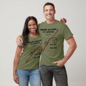 ソビエト第2次世界大戦のMosin Nagantの狙撃兵のTシャツ! Tシャツ (ユニセックス)