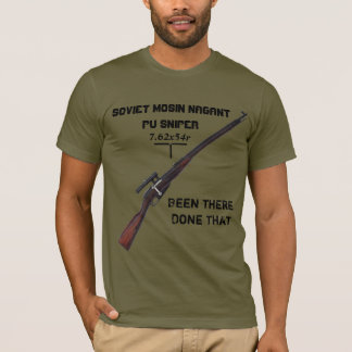 ソビエト第2次世界大戦のMosin Nagantの狙撃兵のTシャツ! Tシャツ