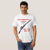 ソビエト第2次世界大戦のMosin Nagantの狙撃兵のTシャツ! Tシャツ (正面フル)