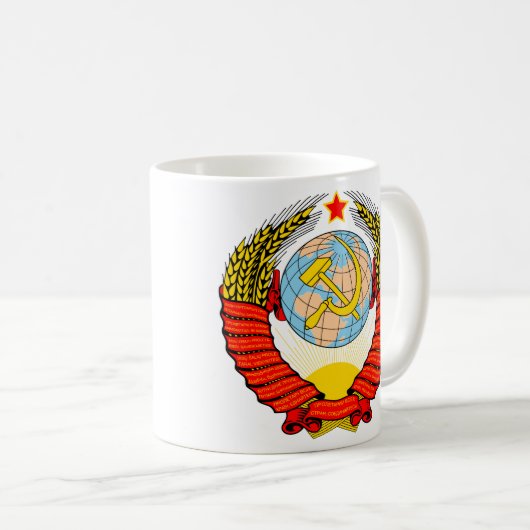 ソビエト紋章 コーヒーマグカップ (正面右)