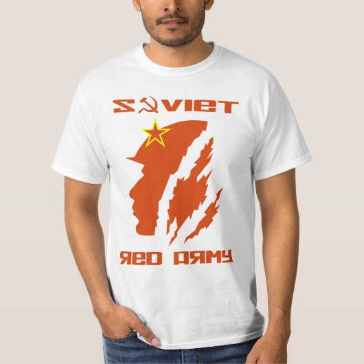 ソビエト赤軍兵士 Tシャツ (正面)