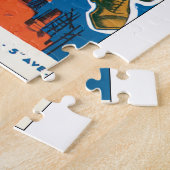 ソビエト連邦のヴィンテージ旅行ポスターを見て下さい ジグソーパズル (側面)