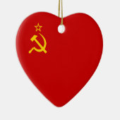 ソビエト連邦の旗 セラミックオーナメント (右)
