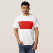 ソビエト連邦の旗 Tシャツ (正面フル)