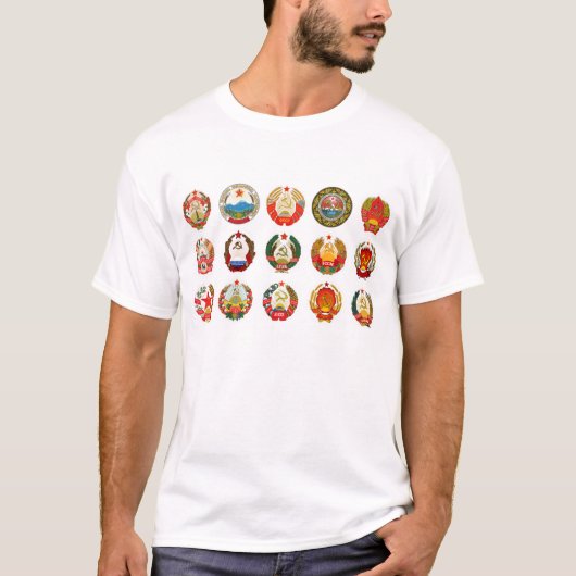 ソビエト連邦構成共和国 Tシャツ (正面)