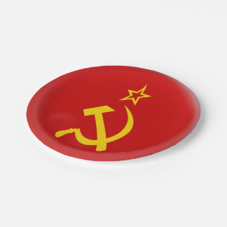 ソビエト連邦-ソビエト社会主義共和国連邦の旗 ペーパープレート