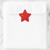 ソビエト連邦/USSR/CCCPの旗 星シール (バッグ)