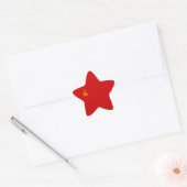 ソビエト連邦/USSR/CCCPの旗 星シール (封筒)