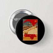 ソビエト オデッサ ウクライナ CCCP USSR ヴィンテージ ポスター 缶バッジ (正面&裏面)