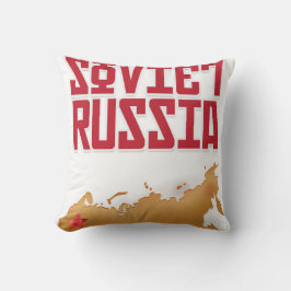 ソビエト ロシア ヴィンテージ 旅行ポスター クッション