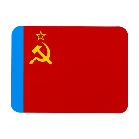 ソビエト ロシア 国旗, USSR, CCCP, 共産主義, レーニン マグネット (横)