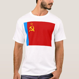 ソビエト ロシア 国旗, USSR, CCCP, 共産主義, レーニン Tシャツ