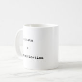 ソビエト + 帯電マグ コーヒーマグカップ (正面左)