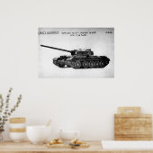 ソビエトT-54の主戦闘戦車 ポスター (キッチン)