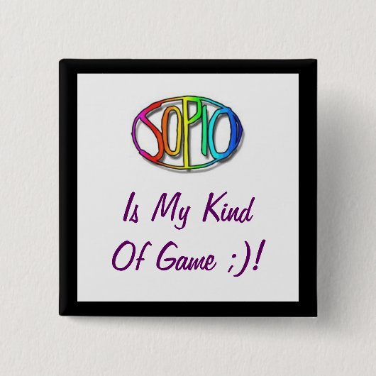 ソピオファンバッジ 缶バッジ (正面)