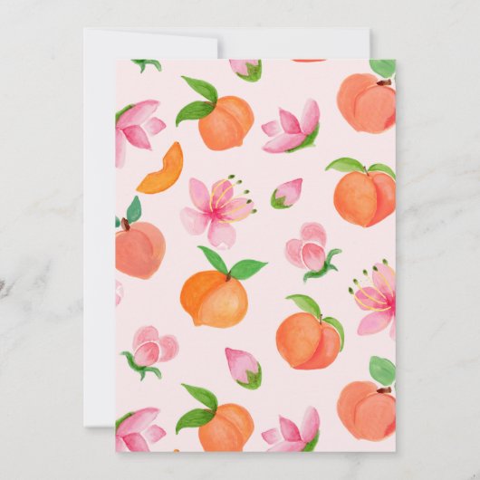 ソピーチベイビーシャワー招待状 招待状 (裏面)