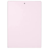 ソフかわいらしトピンクと赤面 クリップボード (裏面)