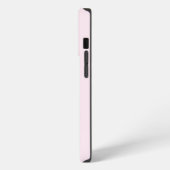 ソフかわいらしトピンクと赤面 iPhoneケース (左側面)