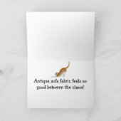 ソファいけなネコ誕生日 カード (内部)