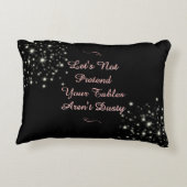 ソファおもしろいー枕、ユーモアのある引っ越し祝いパーティープレゼント アクセントクッション (裏面)