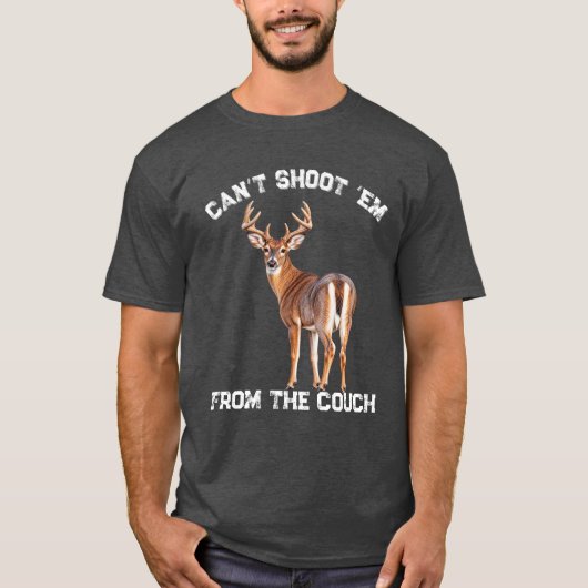 ソファから撃てない Tシャツ (正面)